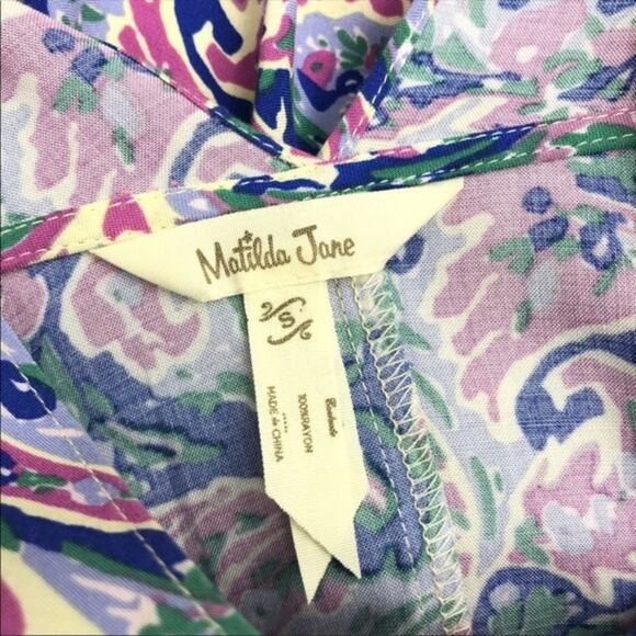 Matilda Jane In The Maze Floral Swing Tunic Top Size Small Spring - Picture 8 of 10